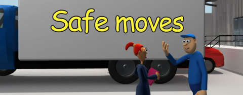 Accidents between pedestrians and forklifts
